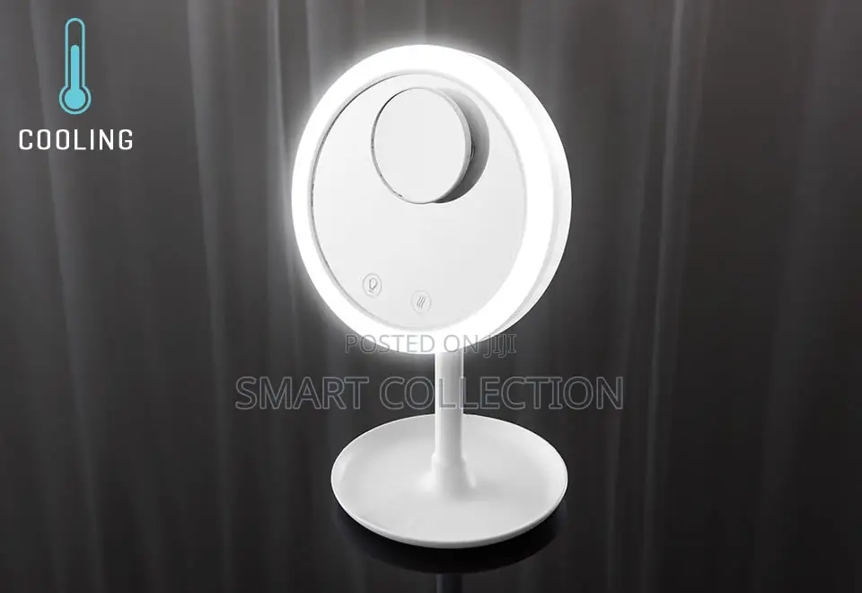 Make Up Mirror With Light And Cooling Fan