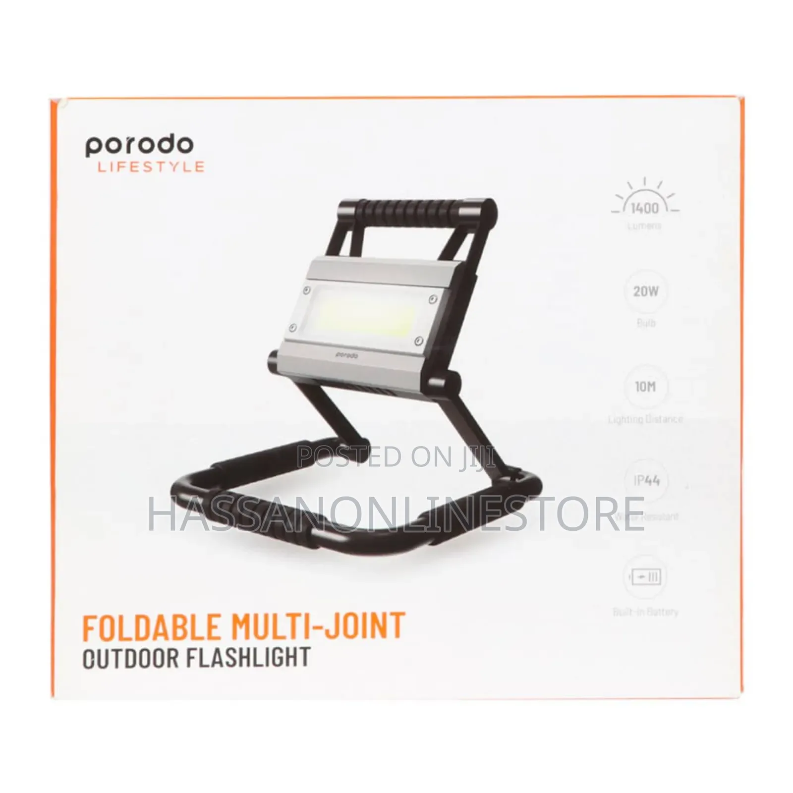 Porodo Foldable Multi-Joint Outdoor Flashlight