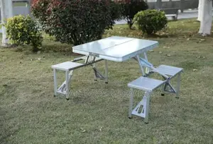 Outdoor Folding Table Chair Camping Aluminium Alloy Picnic