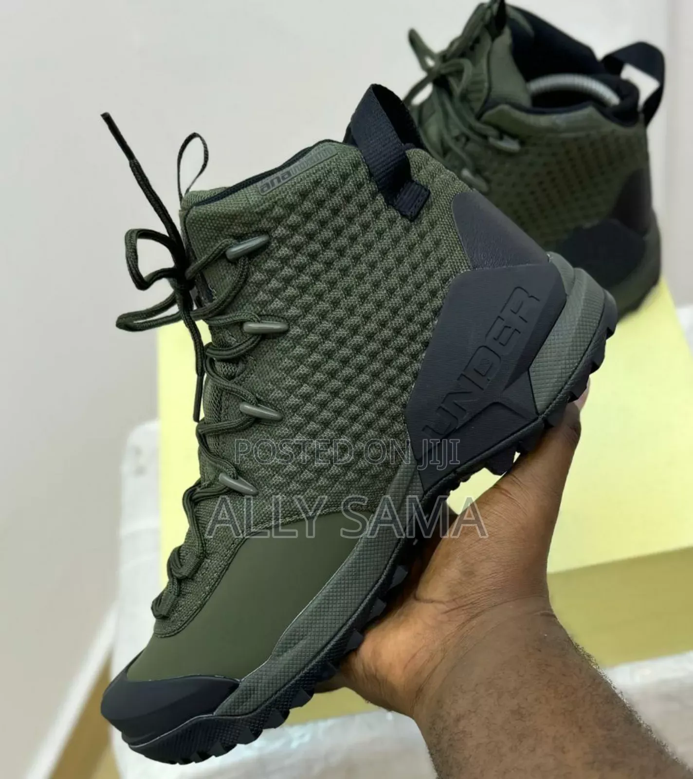 Mens Boots Under Armour Green Original
