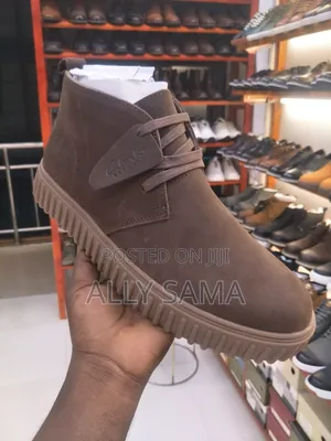 Mens Boots Clarks Material Leather