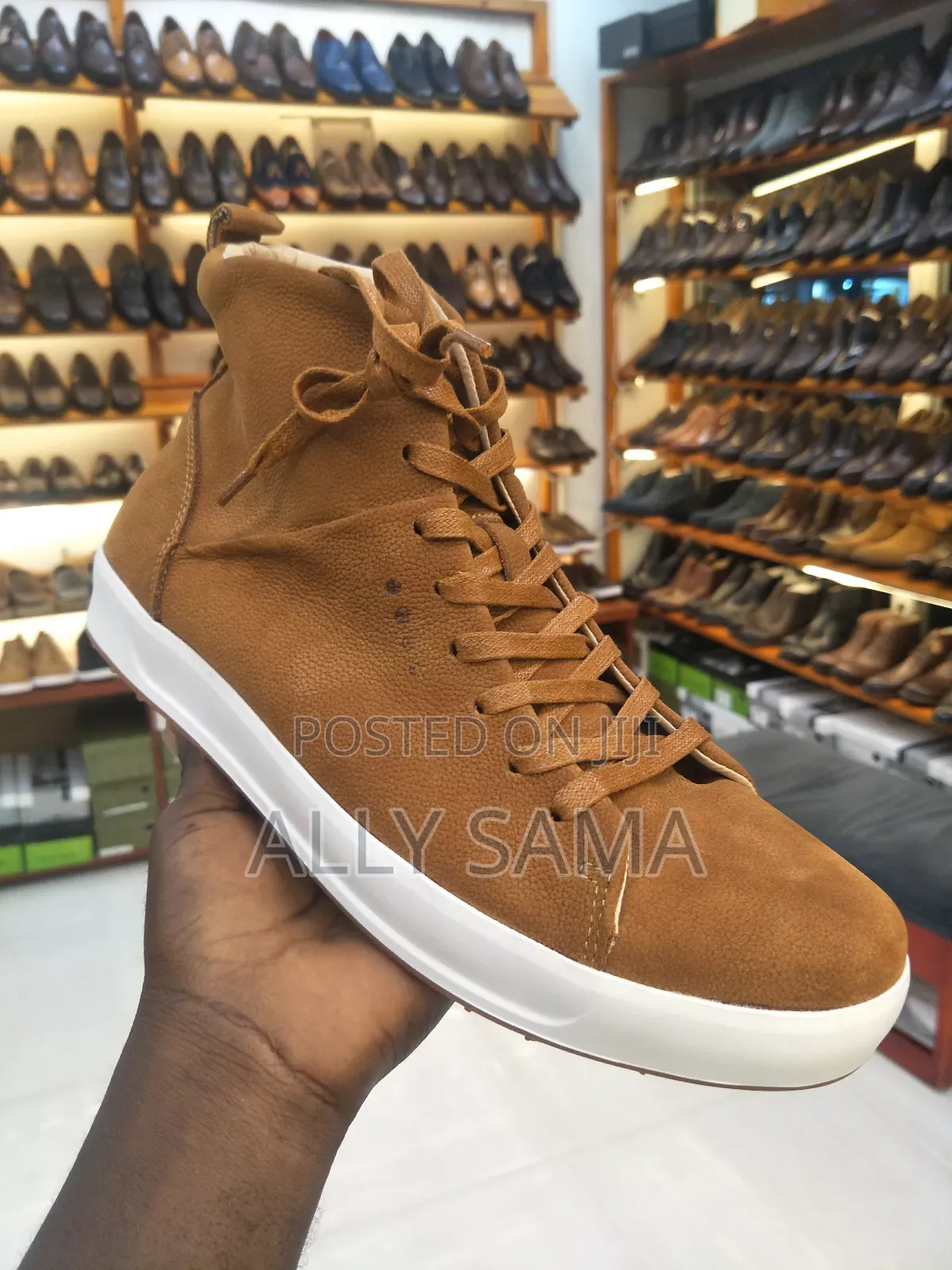 Mens Boots Ecco Material Leather