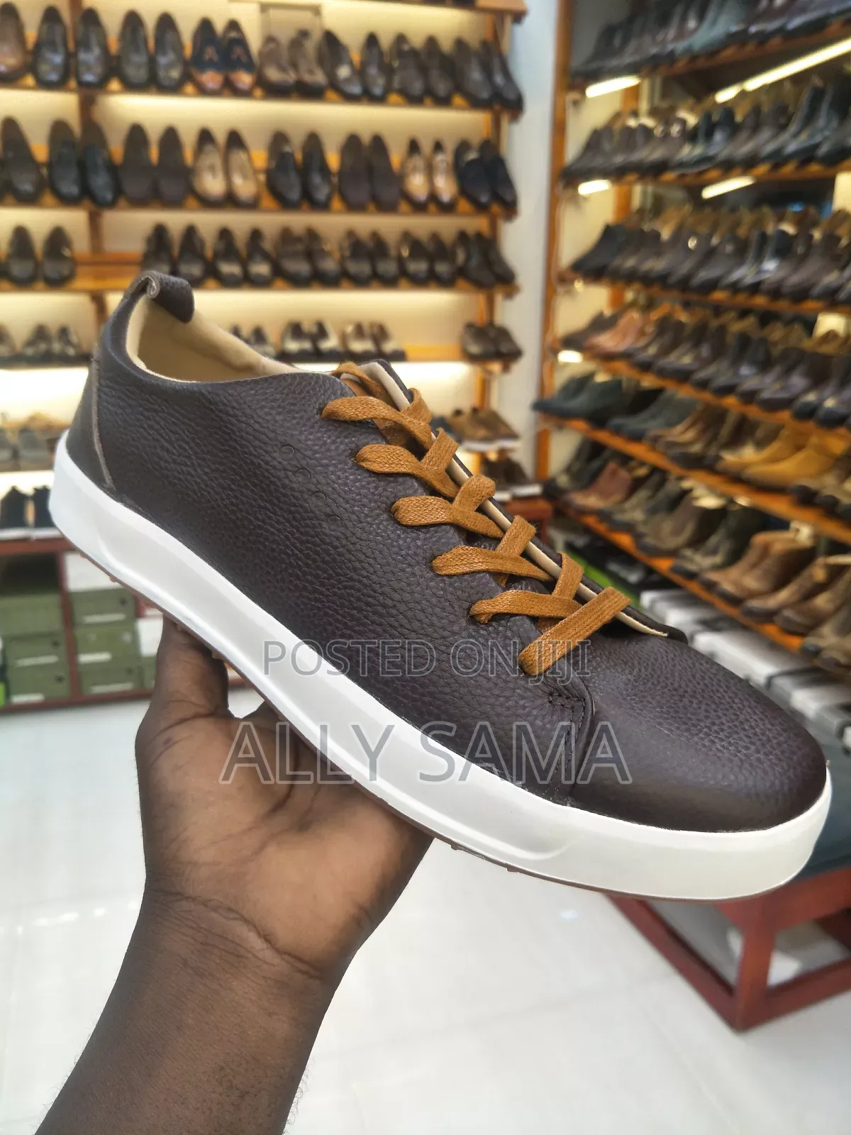 Mens Boots Ecco Material Leather