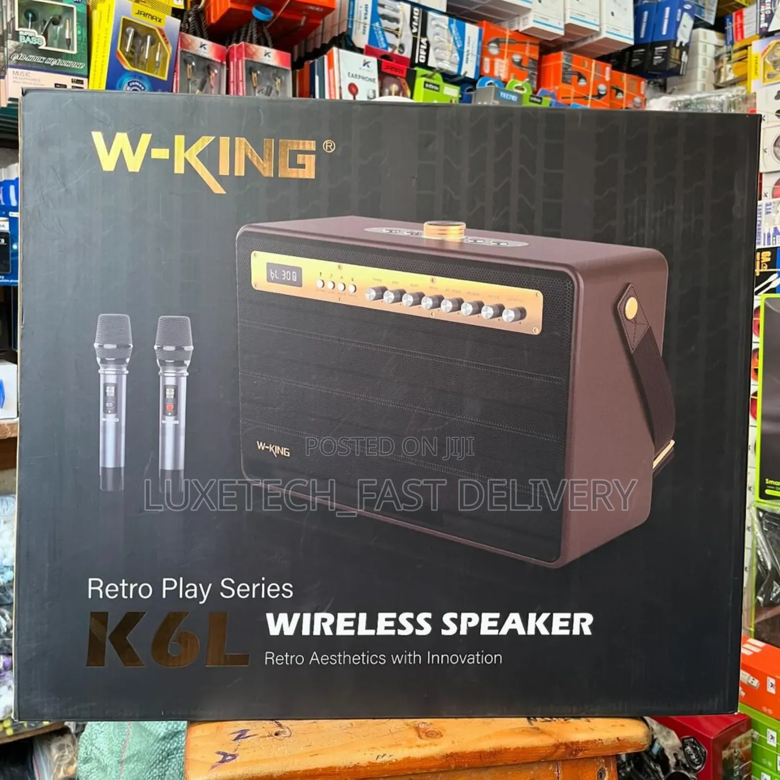 W-King K6L Wireless Speaker With 2 Mics