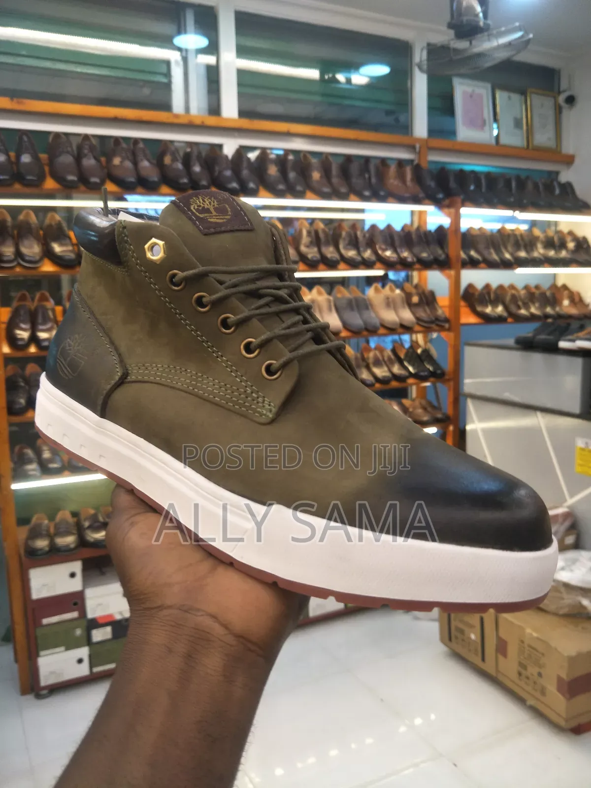 Mens Boots Timberland Material Leather