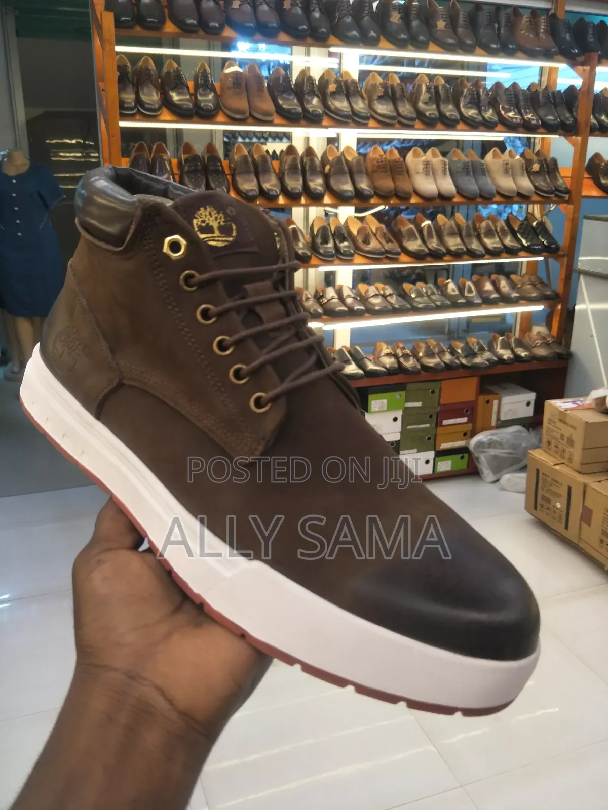 Mens Boots Timberland Material Leather