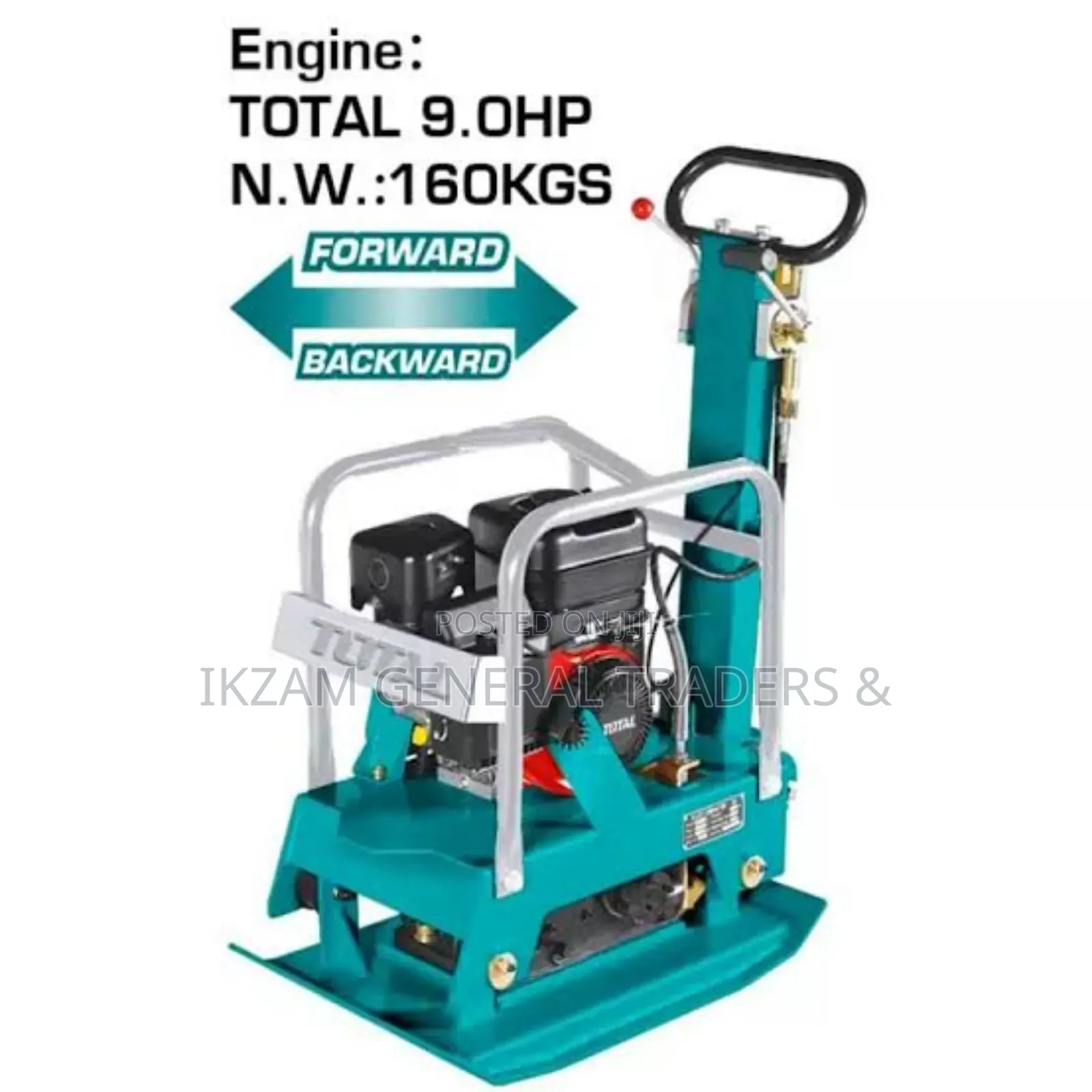 Compactor Plate (9hp_160kg Reversible)