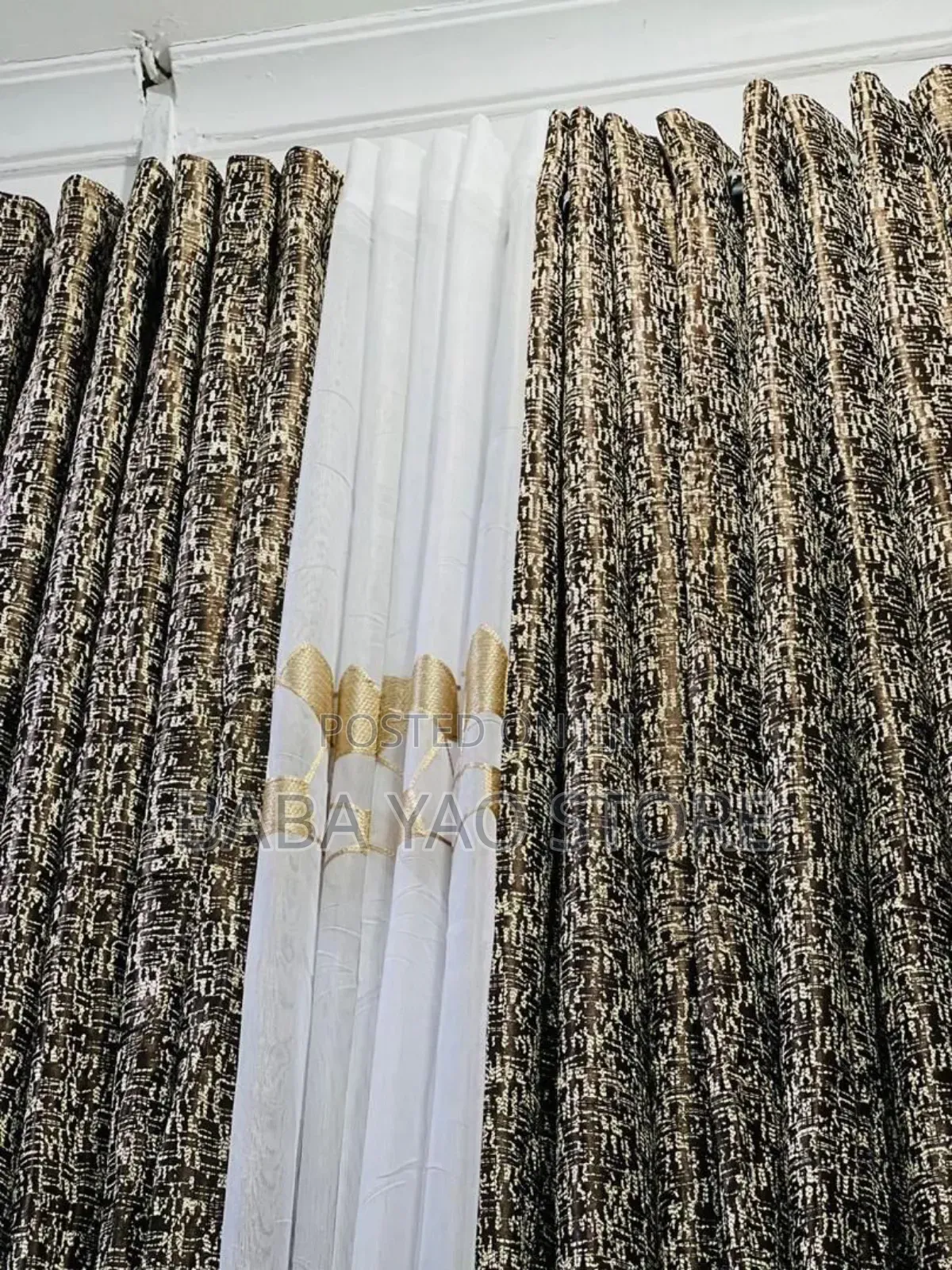 High Quality Two Curtains With One Less 1.5 Metres Long Long