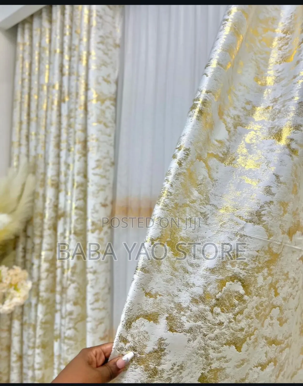 High Quality Two Curtains With One Less 1.5 Metres Long Long