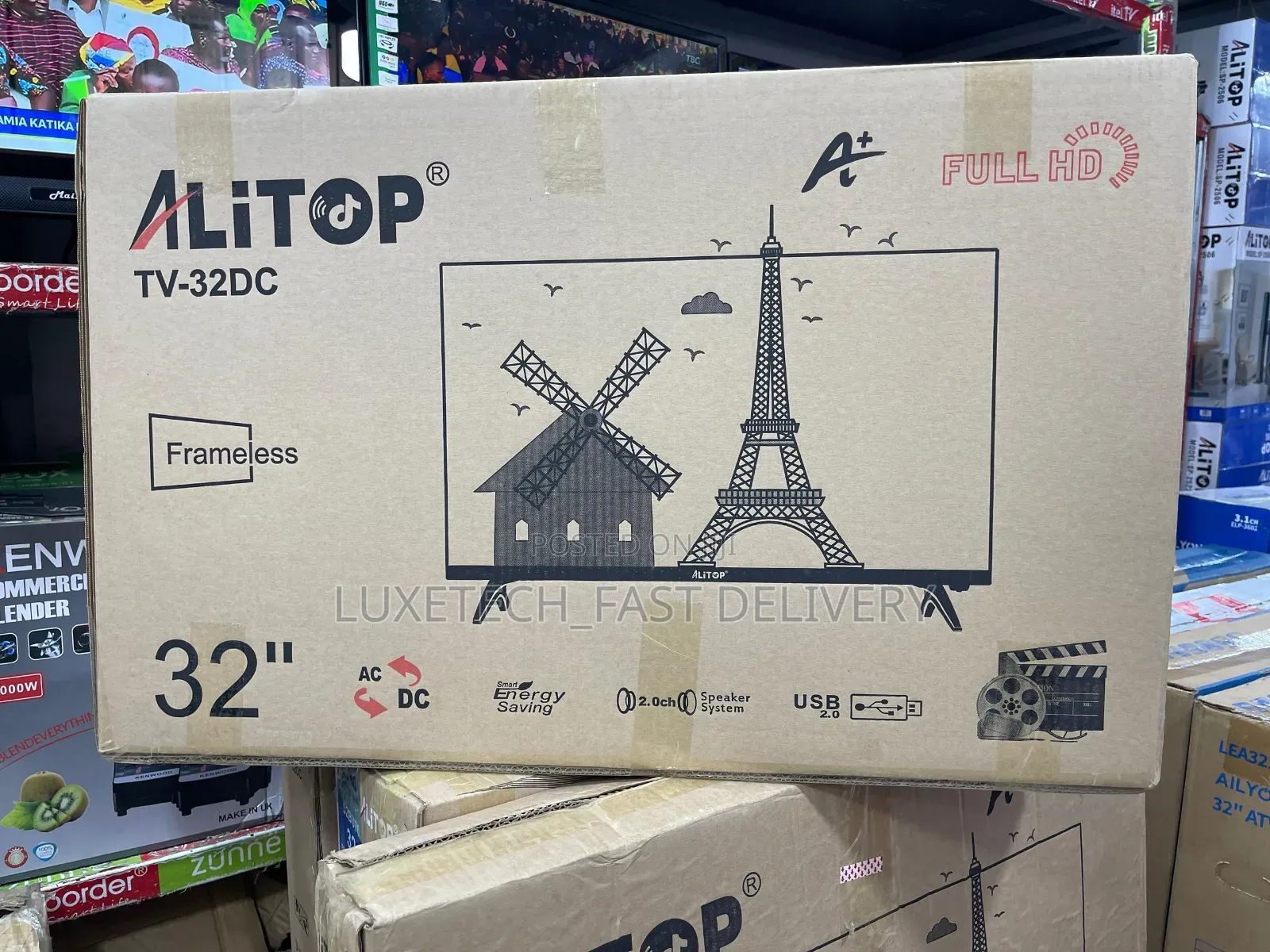 Alitop 32 Inches Smart Android Frameless Full Hd Tv