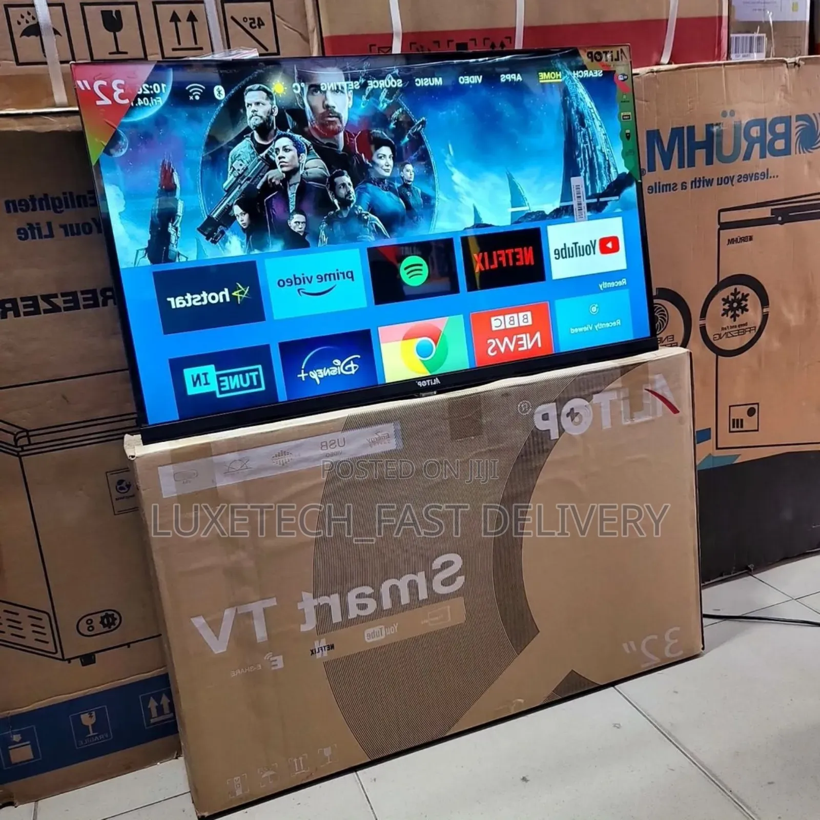 Alitop 32 Inches Smart Android Frameless Full Hd Tv