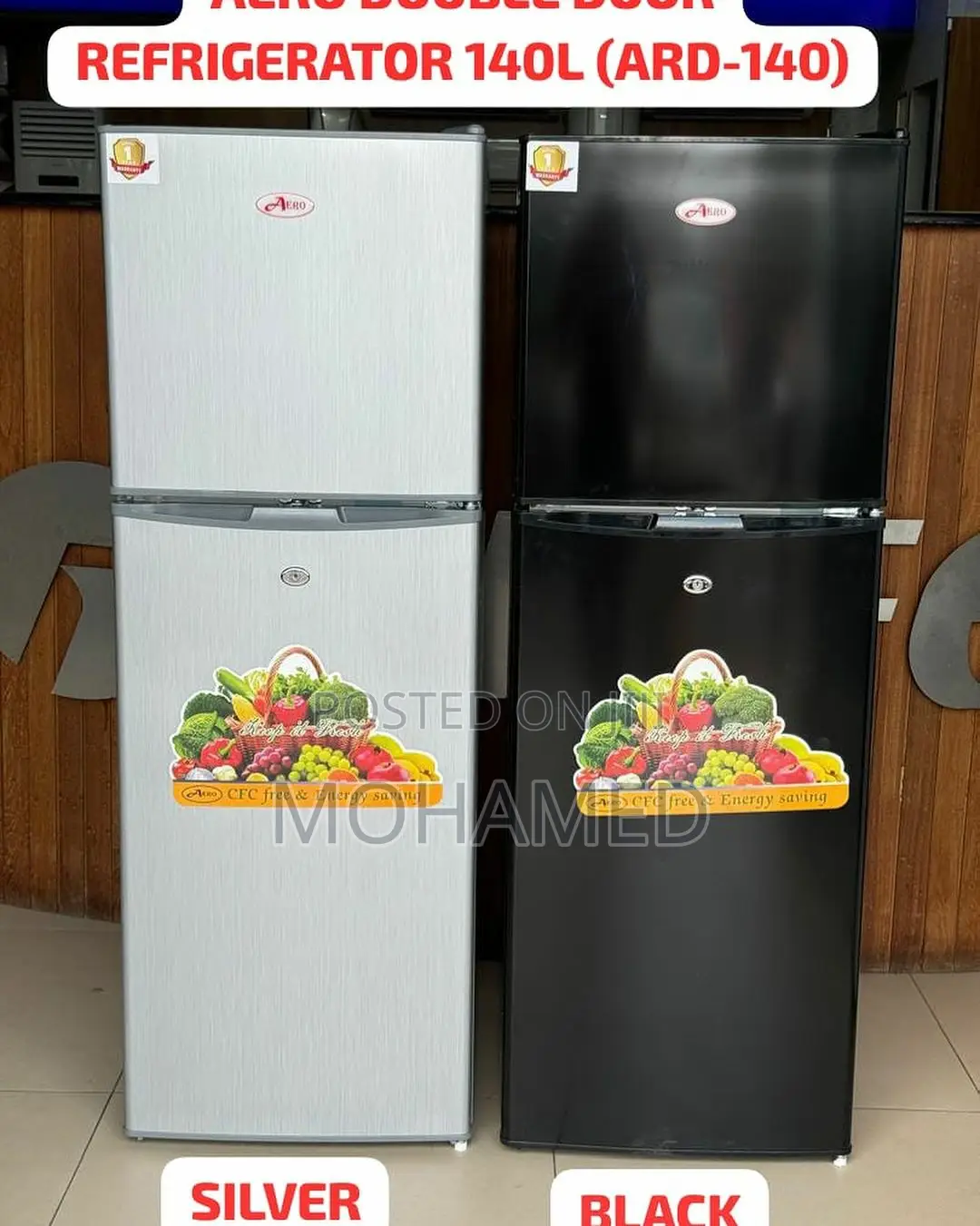 Aero Fridge/Friji 140L Model Ard 140