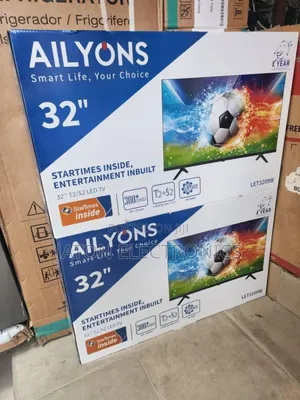Ailyons 32 Inches Frameless Led Tv With Startimes Inside