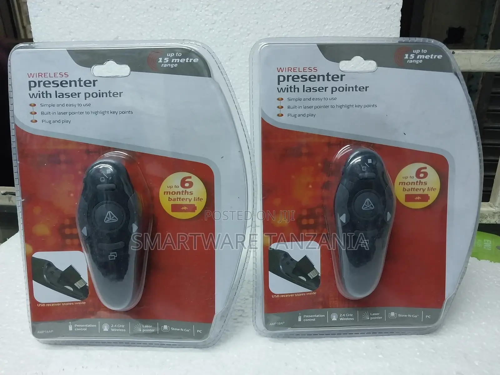 2.4ghz Wireless Laser Pointer Clicker Presenter Red Light RF