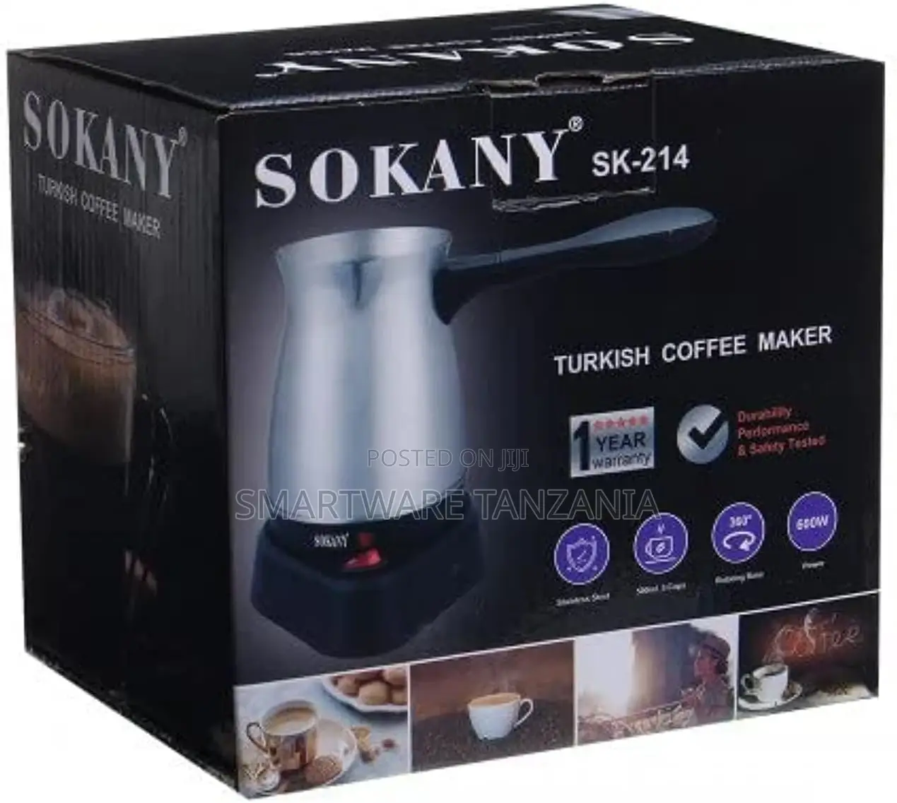 Electric 500ml Coffee Machine Greek Turkish Coffee Maker