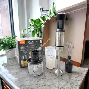 Raf 4 In 1 Hand Blender Set, Mini Chopper, Whisker, Blender