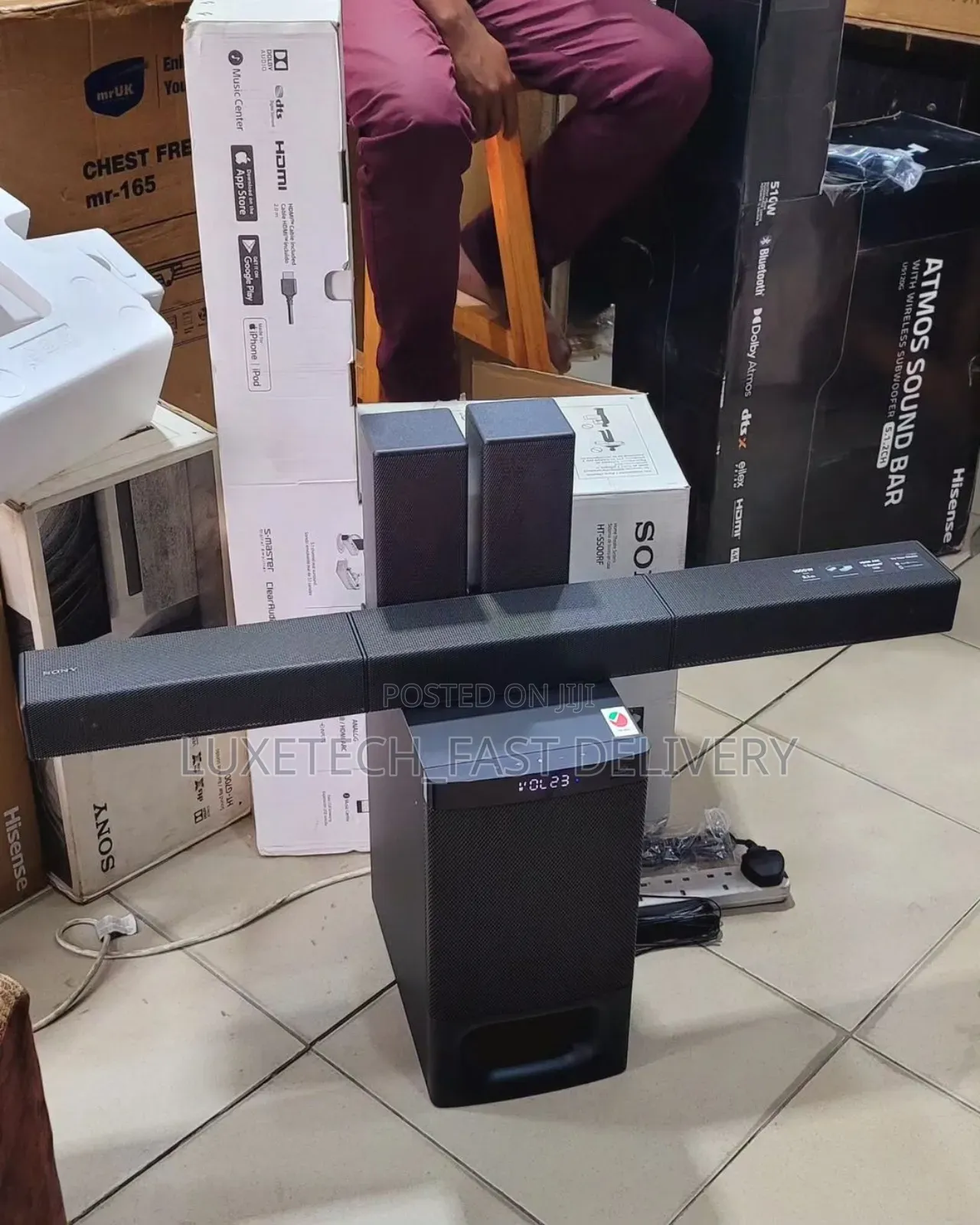 Sony Sound Bar 1000 Watts 5.1ch Home Cinema Sound Ht-S500rf
