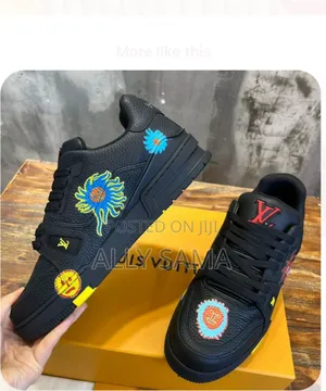 Mens Sneakers Louis Vuitton Material Leather Original