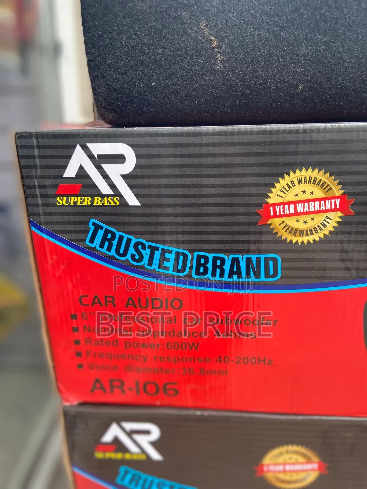 AR Car Audio System 6 Inch Subwoofer