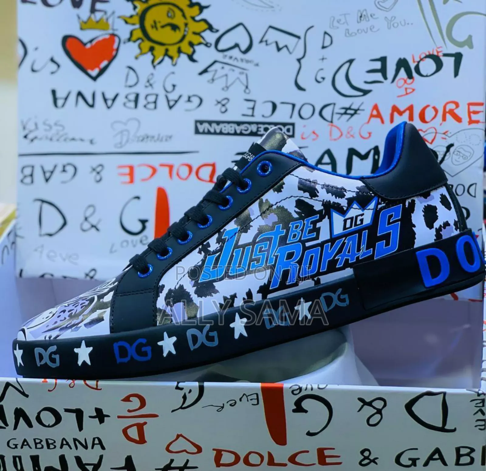 Mens Sneakers Dolce Gabbana Material Leather Original
