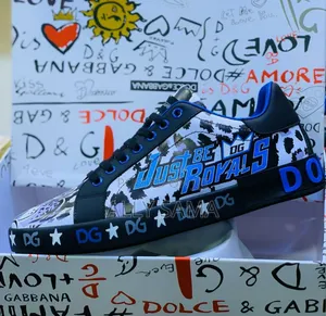 Photo - Mens Sneakers Dolce Gabbana Material Leather Original
