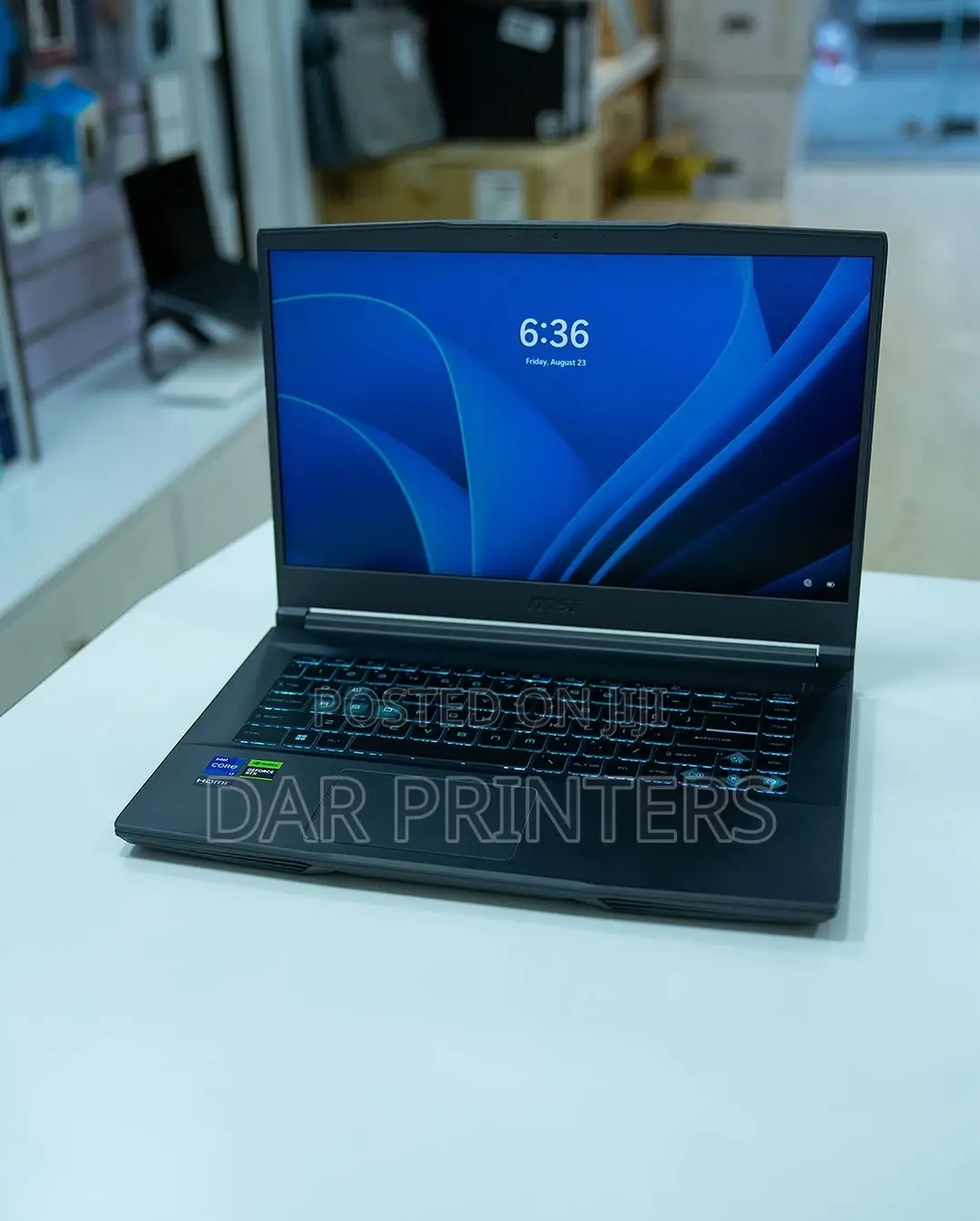 New Laptop MSI MSI Sword 15 16GB Intel Core I7 SSD 512GB