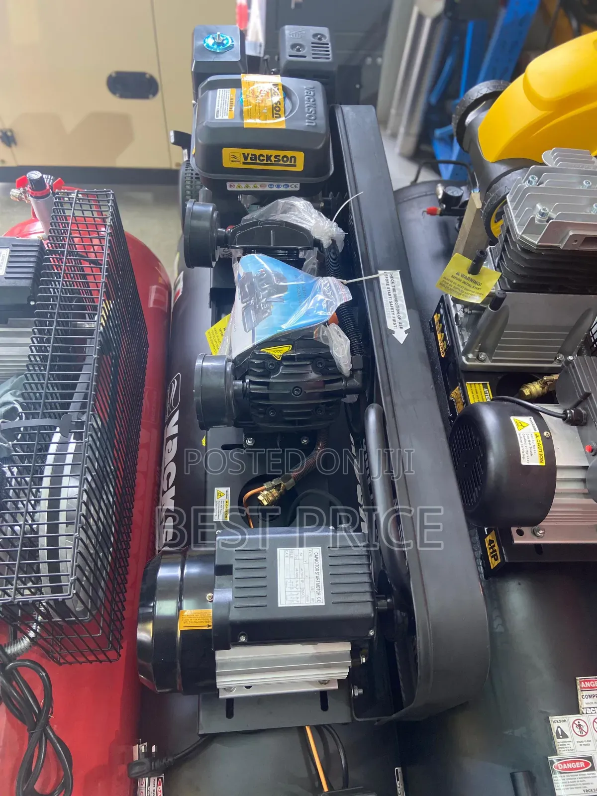 Vackson Electrical and Gasoline Air Compressor 200L