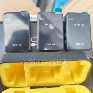 Sx12 Wireless Lavalier Clip-on Microphone (1r+2t+1power Case