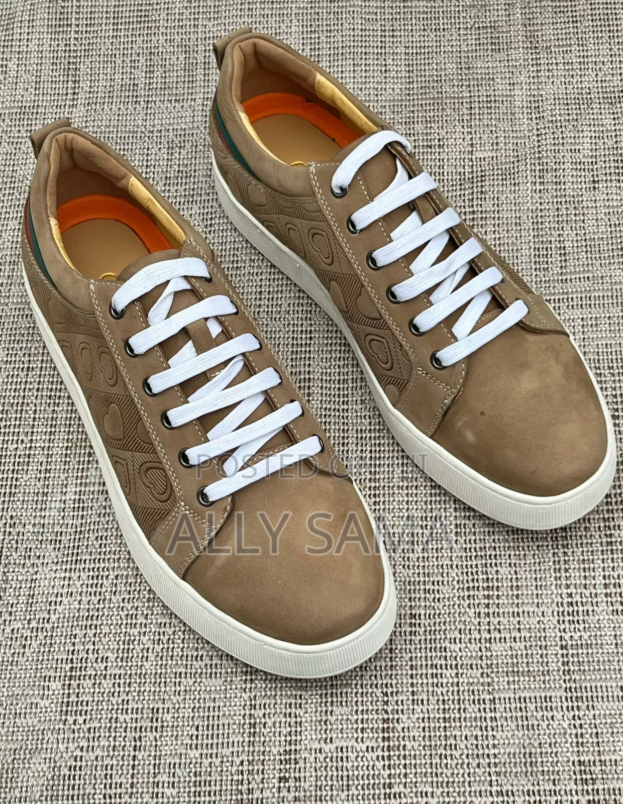 Mens Sneakers Gucci Material Leather Original
