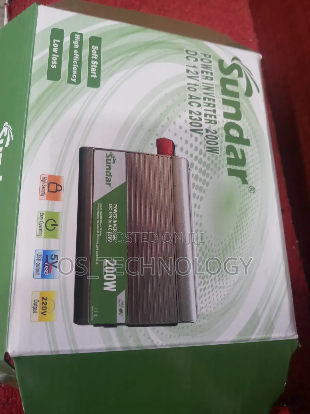 Original Inverter 200W Pk Power 400W 12V 220V 50hz With Usb