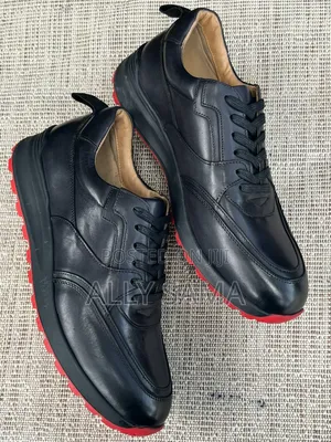 Mens Sneakers Gucci Full Black Material Leather Original