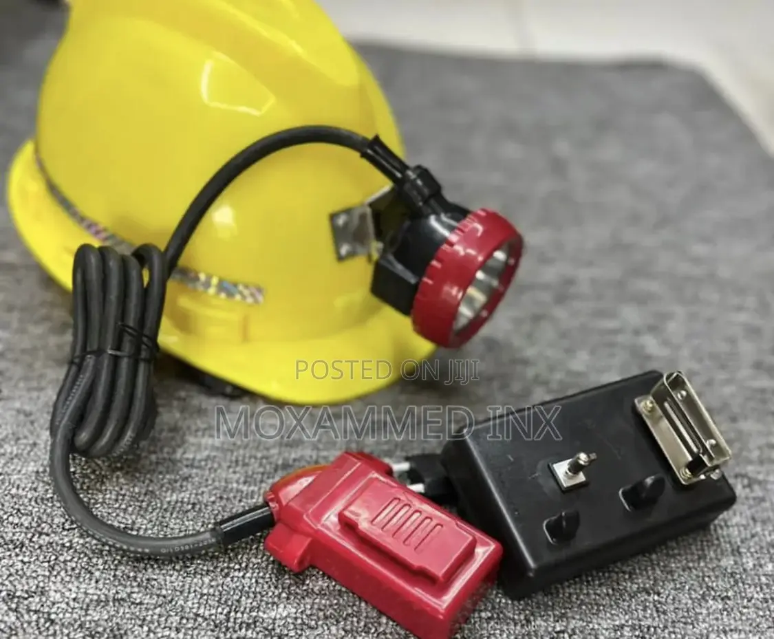 Rechargable Mining Helmet With Torch 8hrs