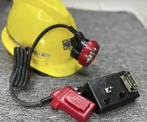 Rechargable Mining Helmet With Torch 8hrs