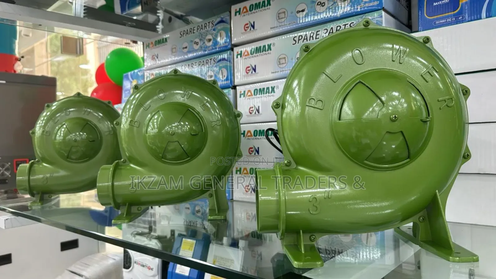 Blower 3" Aluminium (Green Color)