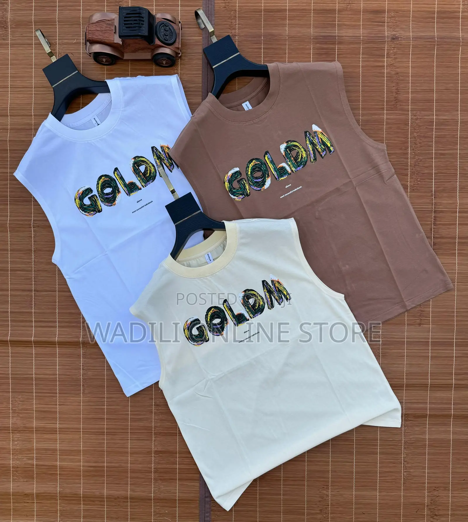 Vest Tshirts Available