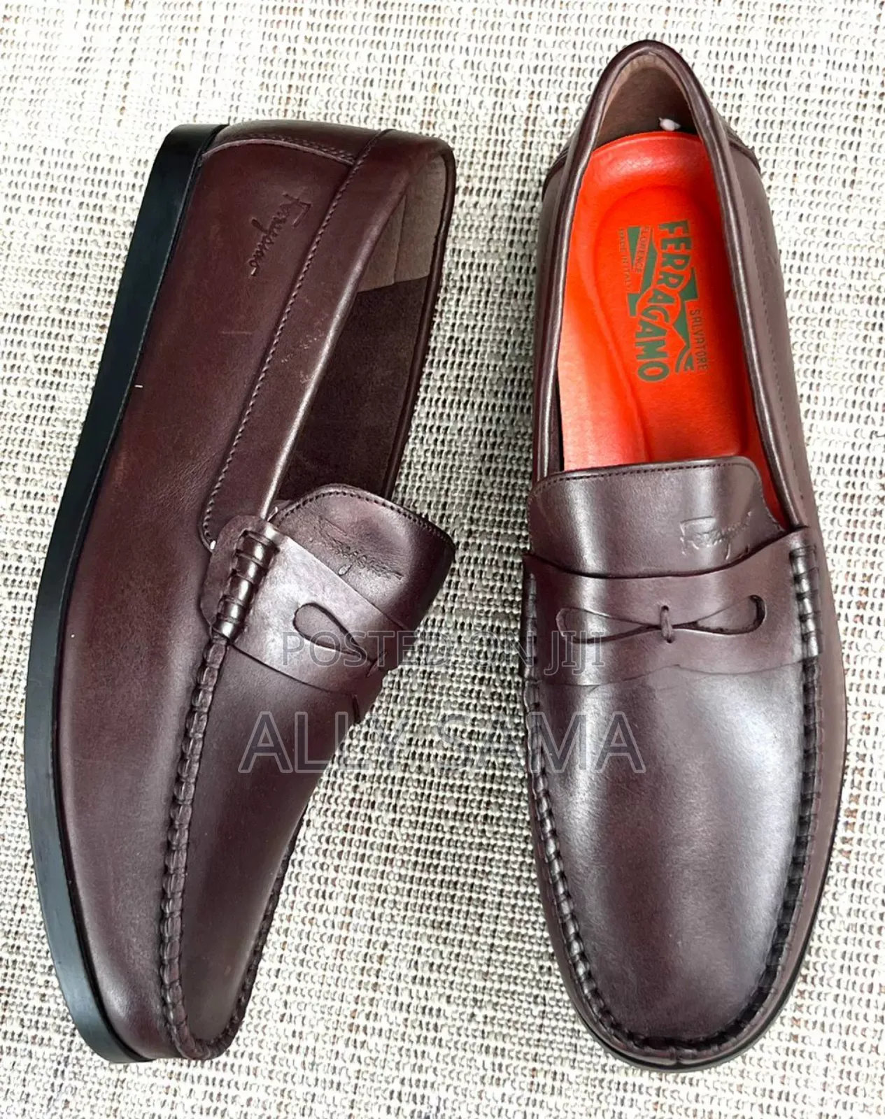 Mens Boots Loafers Brown Material Leather Original