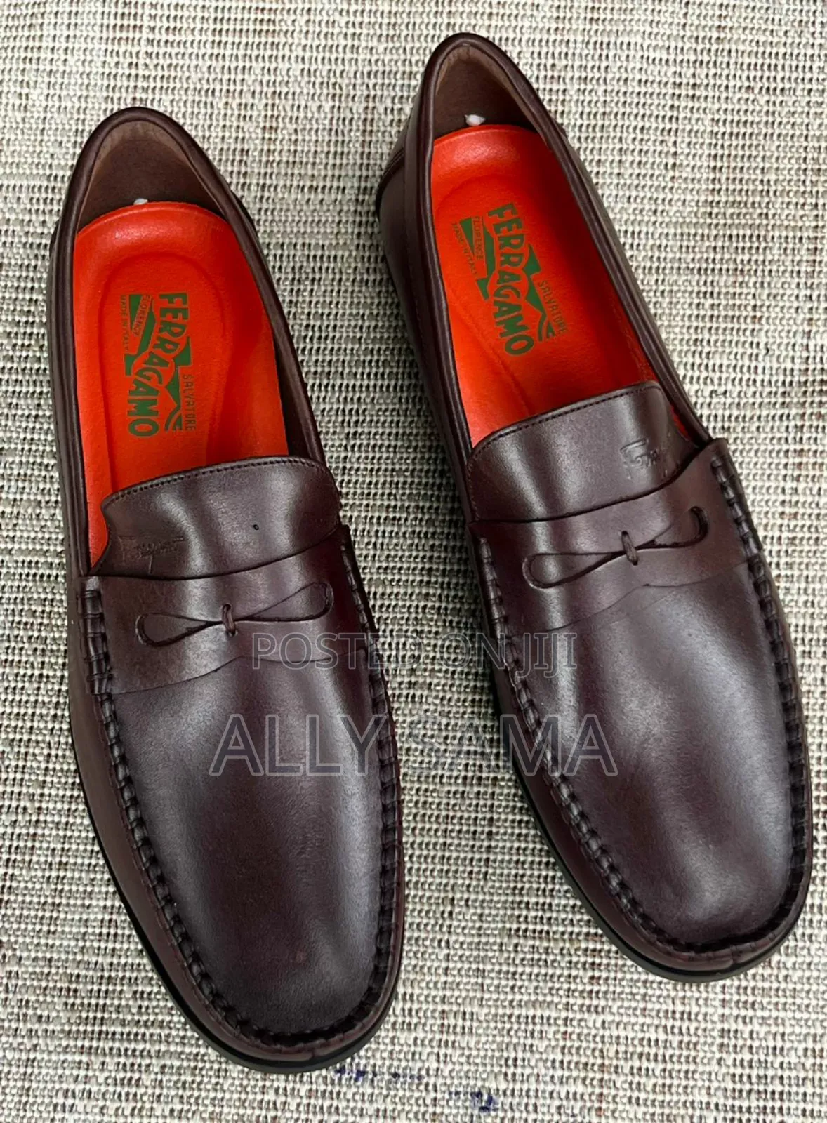 Mens Boots Loafers Brown Material Leather Original