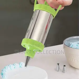 Icing Piping Nozzle Syringe Gun Scraper Set