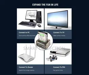 USB 3.0 HDD Docking Station Dual Multifunction Hard Drive