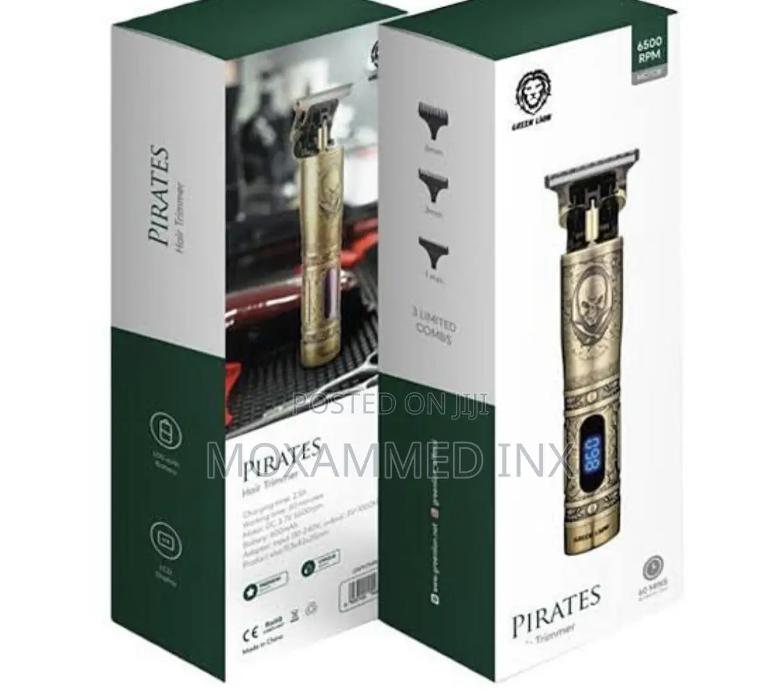 Greenlion GNPHTMRGD Pirates Hair Trimmer