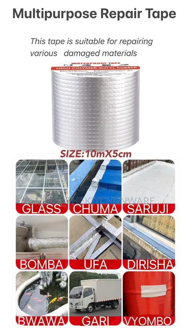 Aluminum Waterproof Foil Tape(10cm.5M and 20cm.5M)