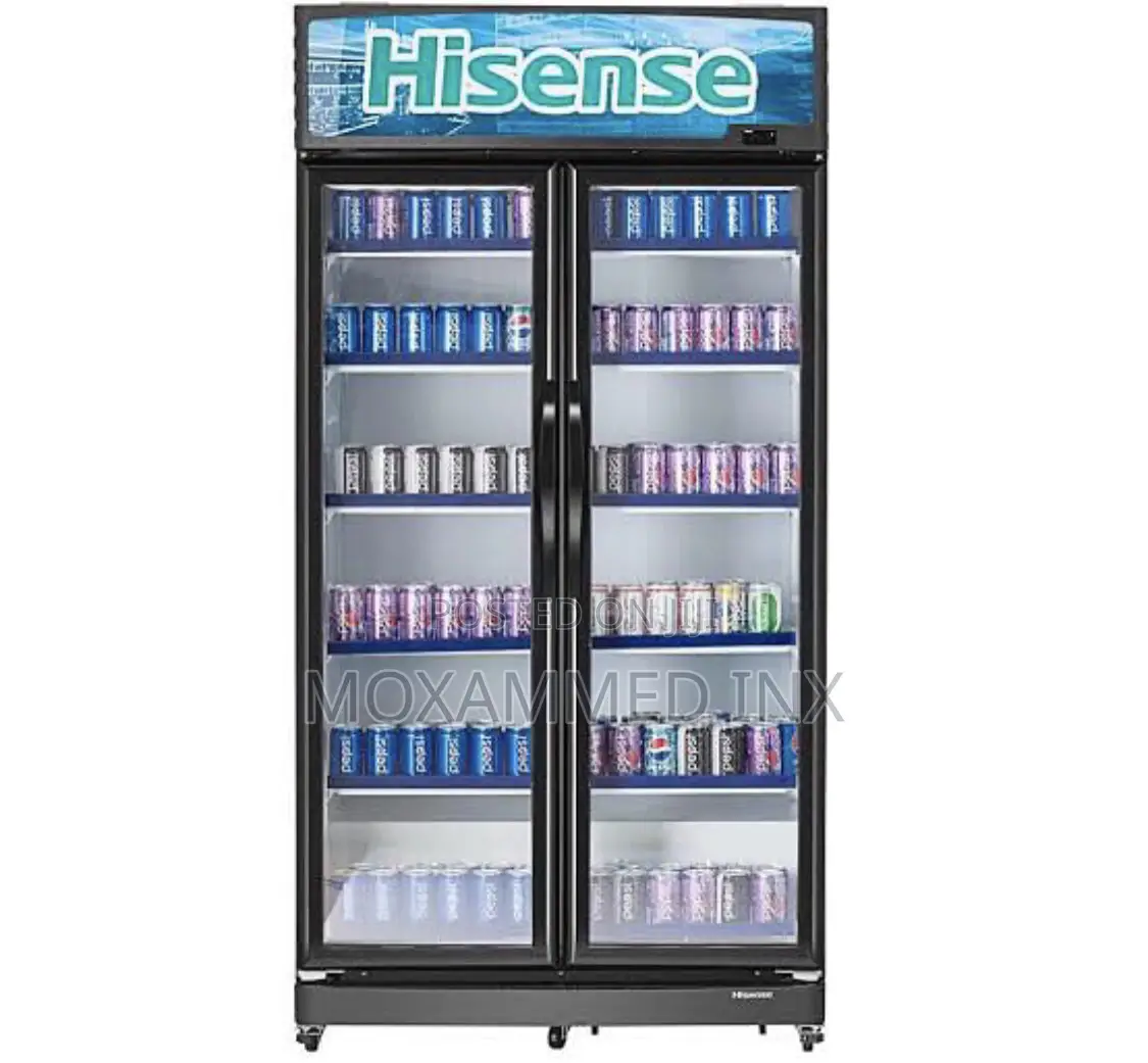 HISENSE COOLER FL-99WC 758litres No Frost, Black, Light