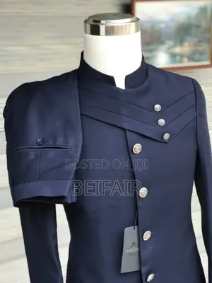 Modern Kaunda Suits | Dark Blue | Great Design