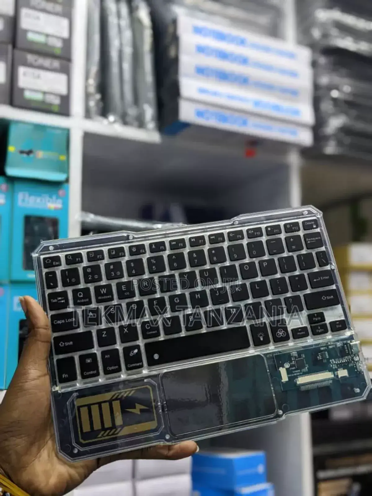 Mini Transparent Keyboard Wireless