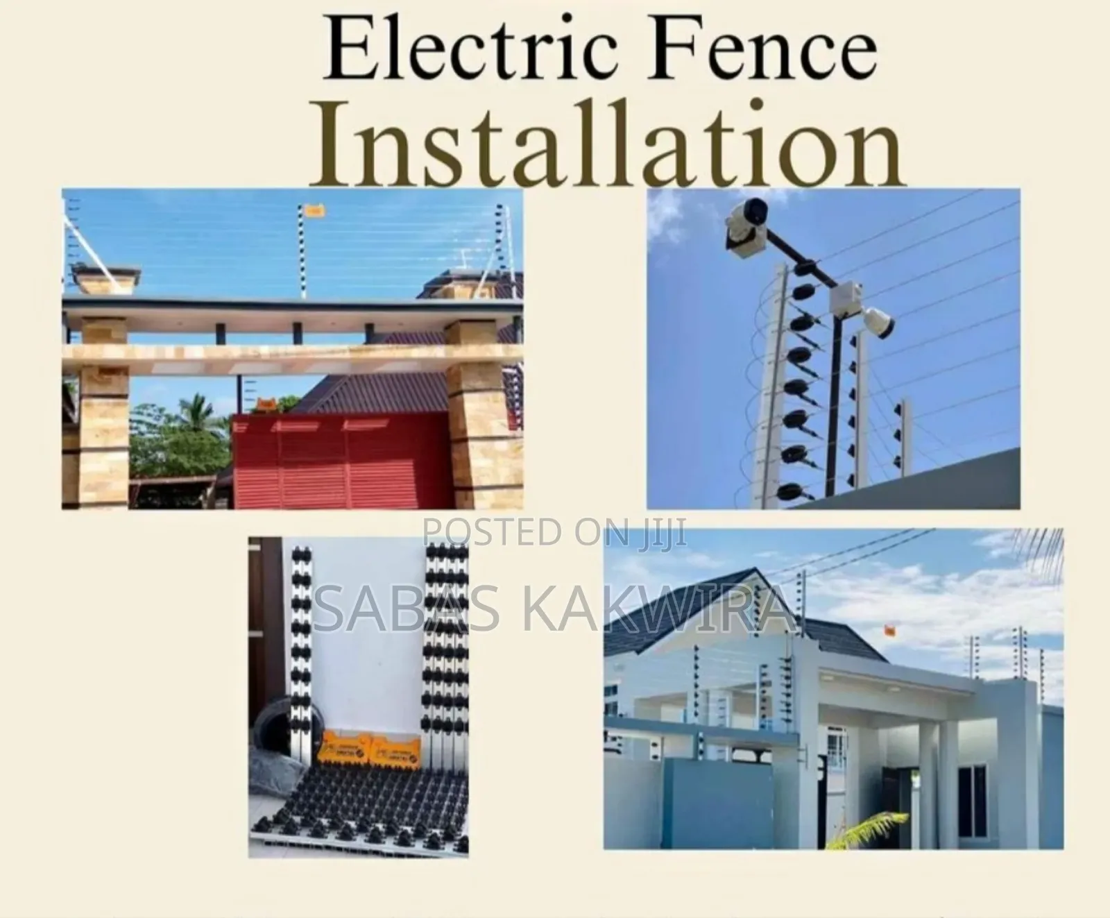 Electric Security Fence Installation