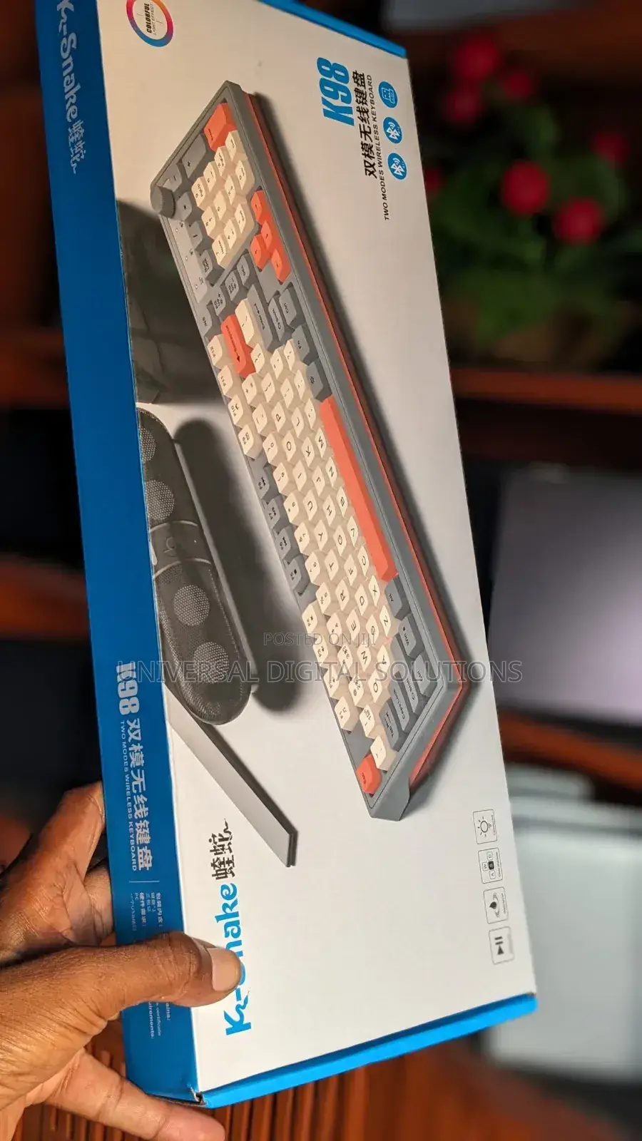 Gaming Wireless, Rechargeable With Bluetooth Keyboard
