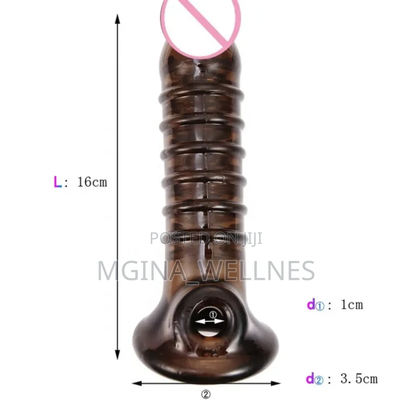 Re Usable Condom With Soft Spikes Cock Ring