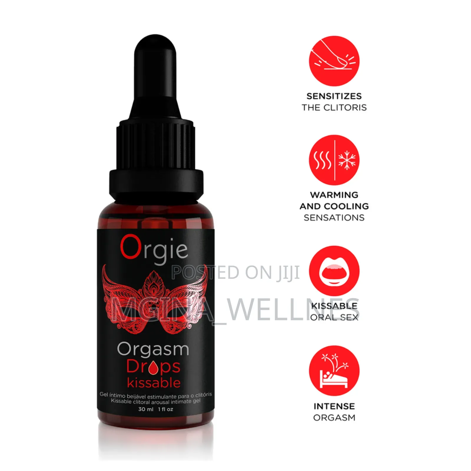 30ml for Orgie Double Heat Sensation Liquid for Orgasm