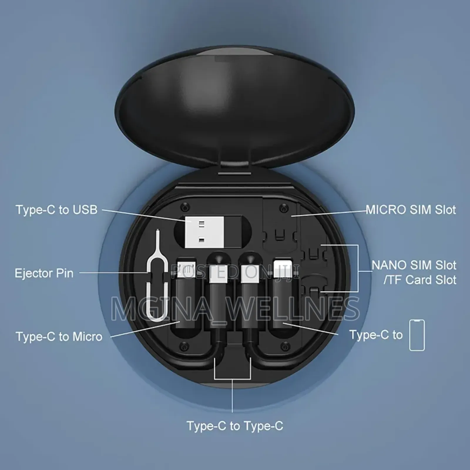 Multi-Function USB Adapter Kit. Used for Many Devices