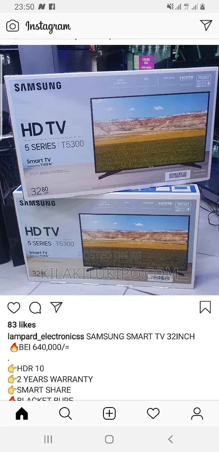 Samsung Smart HD TV Inch 32